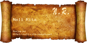 Nell Rita névjegykártya